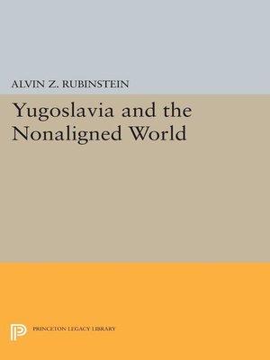 cover image of Yugoslavia and the Nonaligned World